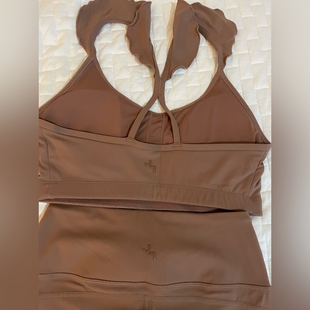 JoyLab Brown Flare Pants & Top Set - Picture 6 of 8